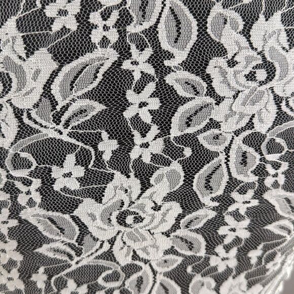 White Lace Sheer Top - Picture 3 of 4